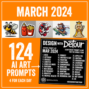 March 2024 -124 AI Art Prompts